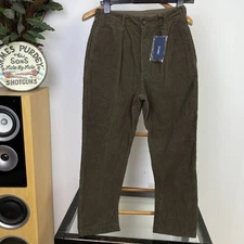 Drake’s (28W) Corduroy Games Chinos Single Pleat BNWT Trousers Short Cropped Leg