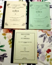 WIll Co ILLINOIS Necrology of Pioneers 1886-1890 & 1890-1897  Settlers Obituarys