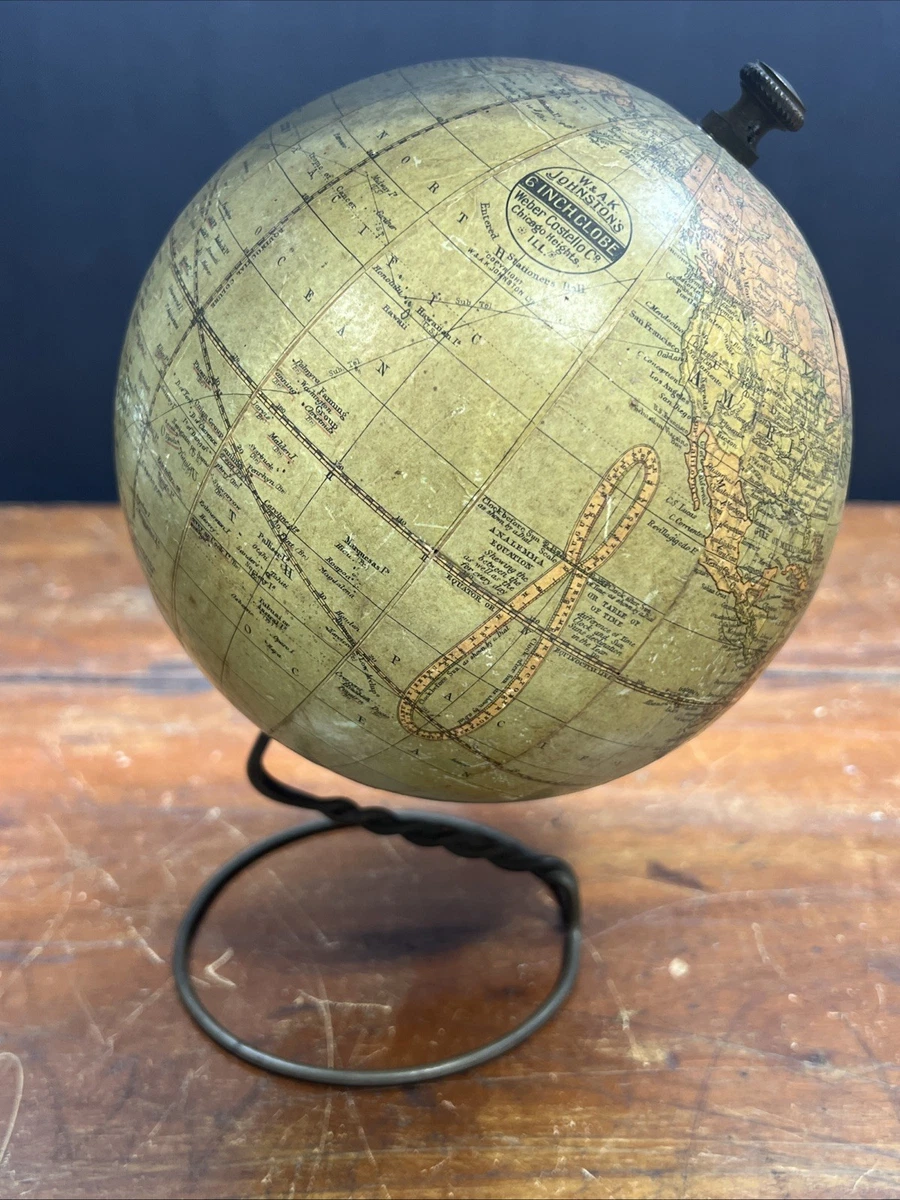 古董原创古董世界地球仪、天体地球仪| eBay