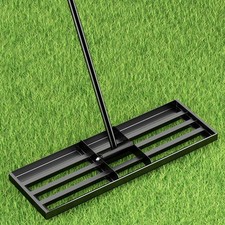 Lawn Leveling Rake 30''x10'' Lawn Leveler Tool with 79'' Stainless Steel Handle