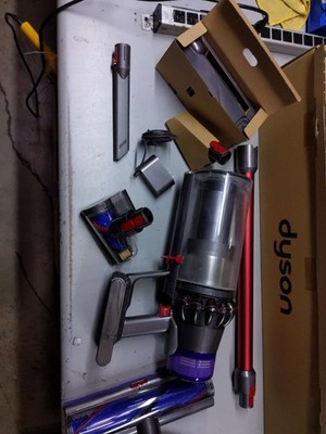 Dyson Outsize Origin Cordless Vacuum, Nickel/Red  - Used
