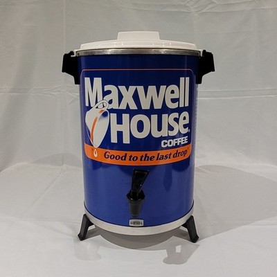 Vintage Maxwell House Coffee Maker 30 Cup West Bend Percolator Pot 70s/80s Works