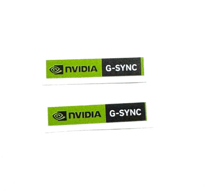 2 pcs NVIDIA G-SYNC  Sticker  Label Logo Decal  Badge SMALL 26mm x 5 mm