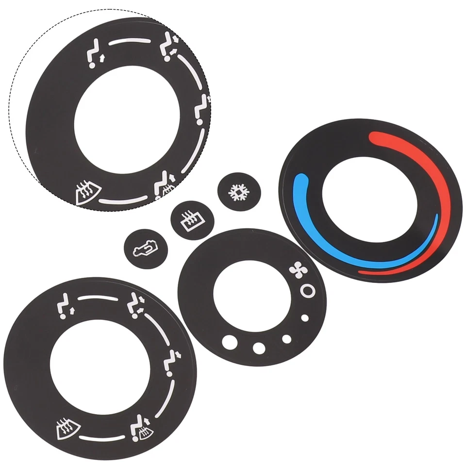 Vivid White Characters Control Repair Sticker for Pontiac Torrent 20052006 - Image 3 of 4