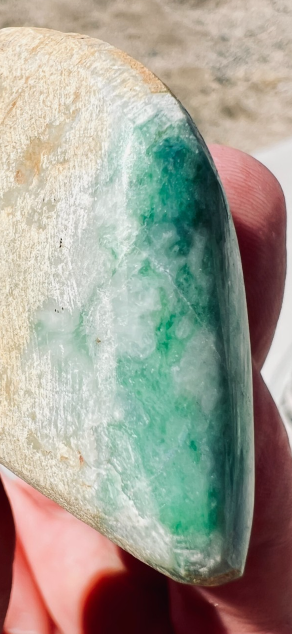 Green Jadeite Burmese Stone Boulder Myanma 1000cts