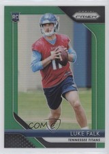 2018 Panini Prizm Rookie Green Prizm Luke Falk #285 wd9