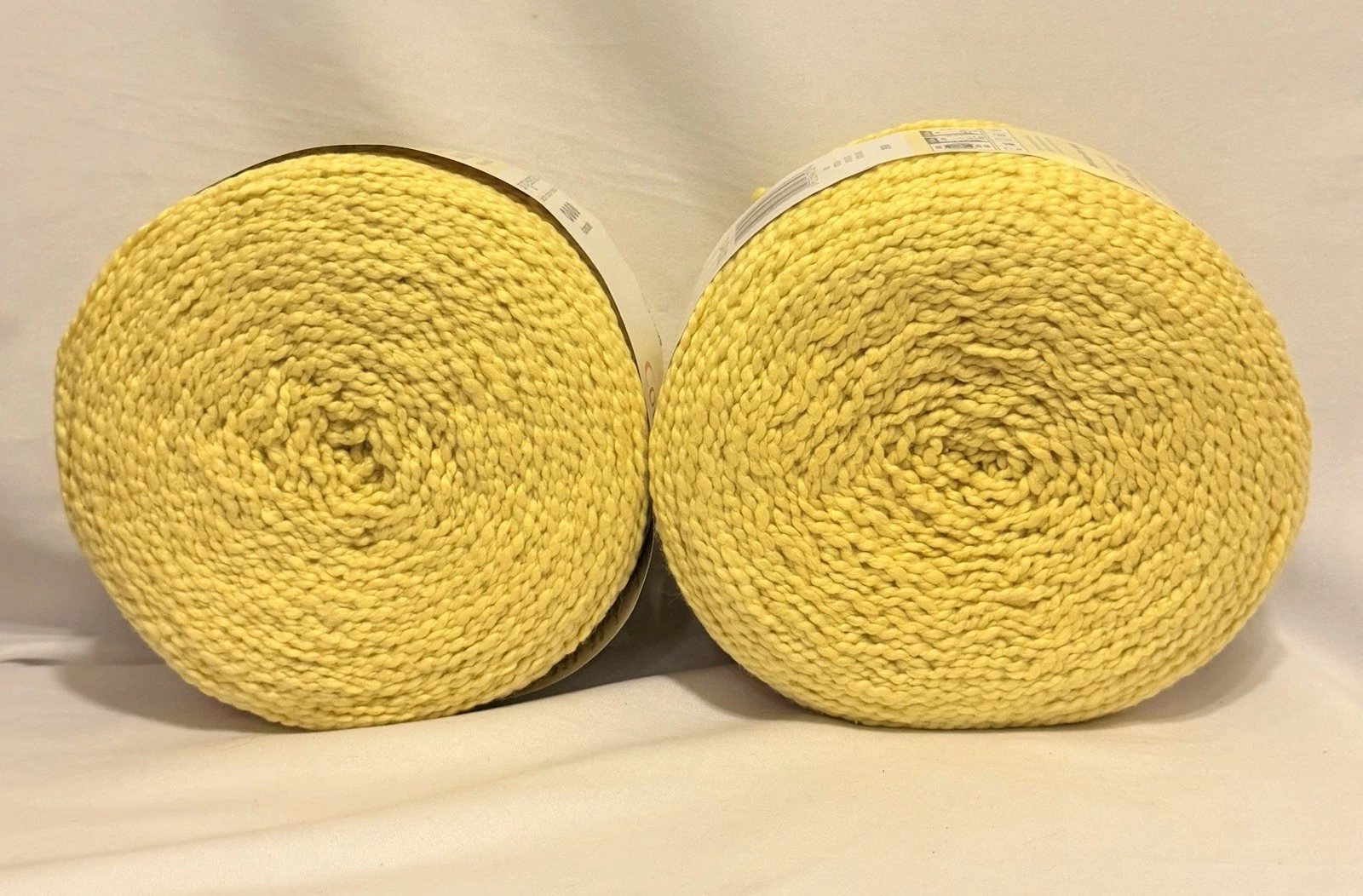 CARON Yarnspirations Cotton Funnel Cakes 100% Cotton BUTTERCUP 425 yd Ea NEW image 6