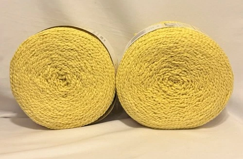 CARON Yarnspirations Cotton Funnel Cakes 100% Cotton BUTTERCUP 425 yd Ea NEW image 6