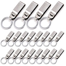 Stainless Steel Keyring Belt Clip - Sports Key Chain
