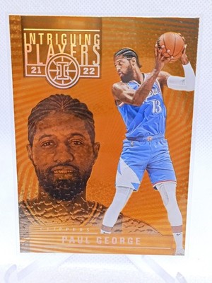 2021-22 Panini Illusions - Intriguing Players Paul George #2 Orange