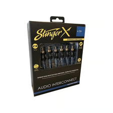 Stinger XI1617 / X1 SERIES - 6 CHANNEL RCA INTERCONNECT CABLES - 17 FT  NEW 