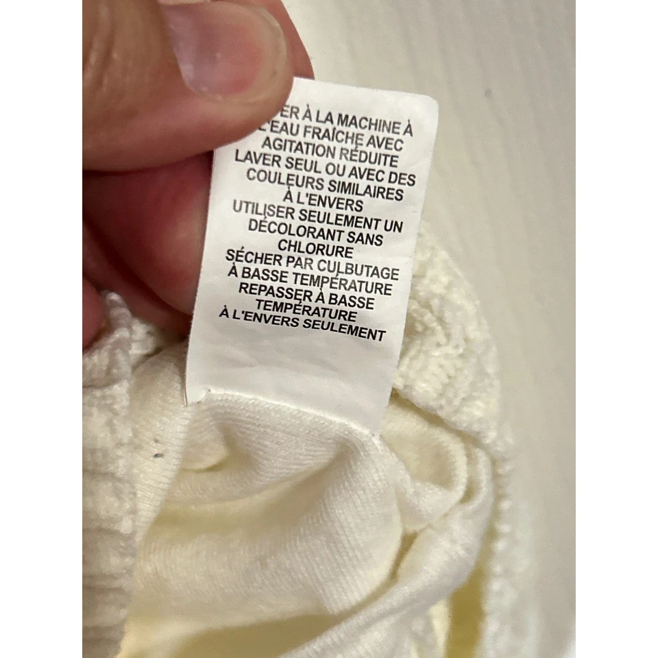 Vestido Chevron The Children's Place Bebé Niña Tejido Crema Encaje Talla 3T Foto 4 de 4