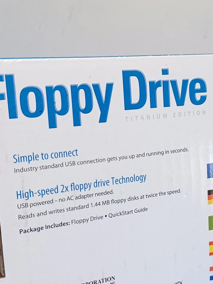 NEW▪︎SmartDisk Titanium USB Powered High Speed 2x External 3.5" Floppy Drive - Image 4 of 4