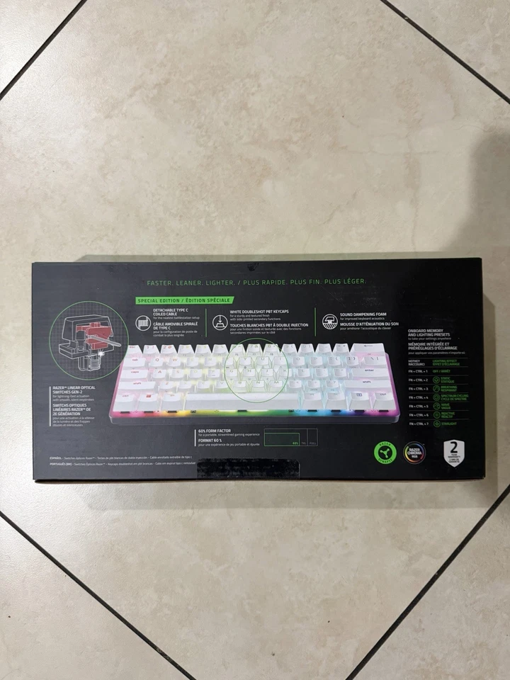 Teclado para juegos Razer Huntsman Mini edición especial Foto 2 de 2