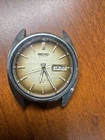 Vintage Seiko Automatic 17 Jewels 7009-8089 Date/Day Brown Gold Sunburst Dial!