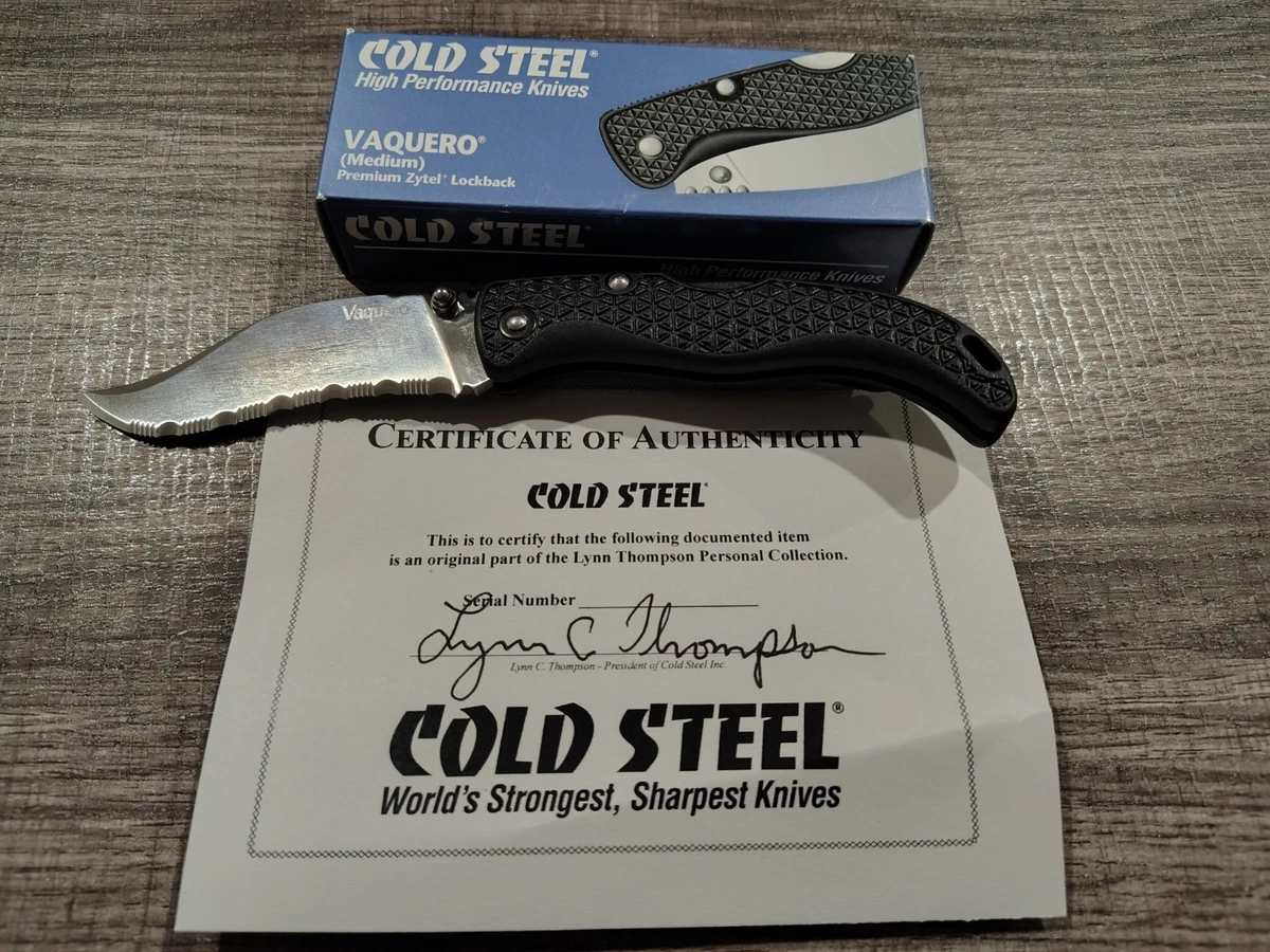 Cold Steel Clip Point Serrated Collectible Folding Knives for sale