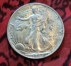 1942-Au Liberty Walking Silver Half Dollar One Of The Most Admirable U.S. Coins