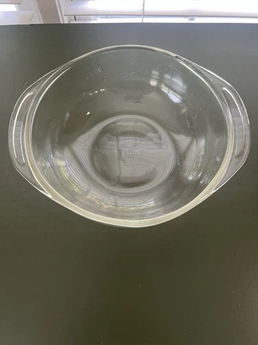 Pyrex Clear Glass 023  1-1/2 Quart Bowl Vintage 14￼