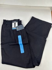 GAP Easy Twill Pants Adult Size Large Black New with Tags