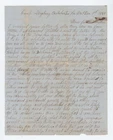 CONFEDERATE CIVIL WAR LETTER - 12th Georgia Infantry - Allegany Mountain West VA
