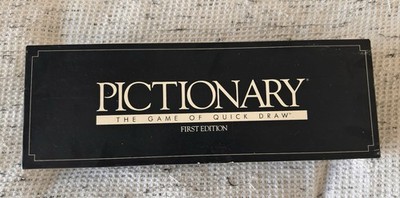 Pictionary 1985 First Edition Quick Draw Board Game