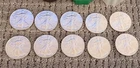 1 oz American Silver Eagle Coin | Year 2020 |  - Lot of 10 | With Coin Tube | 🔥