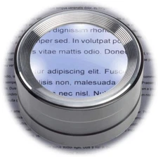 Desktop Magnifier Dome with Bright LED Lights for Reading Books fine Print