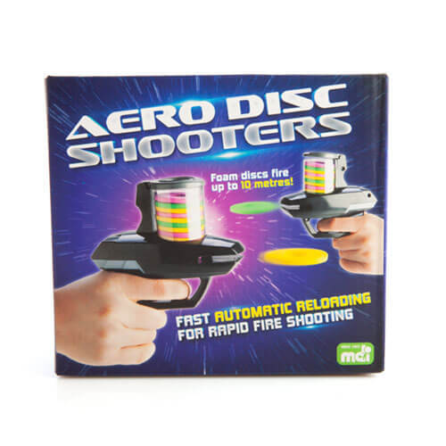 Aero Disc Shooters Shoot Foam Discs Up To 10 Meters (Set of 2) Perfect Gift - Picture 3 of 3