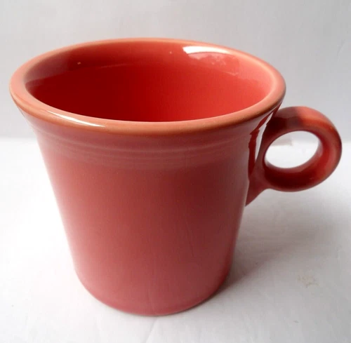 Fiesta Ware Homer Laughlin  Rose Pink Vintage Ring Handle Mug