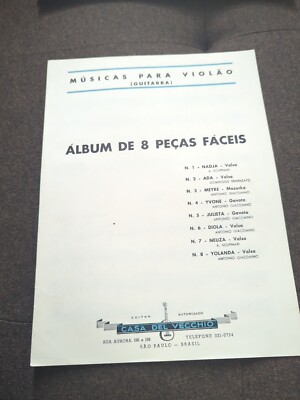 Album De 8 Piezas For Classical Guitar Extremely Rare Album