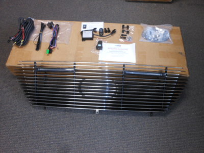 Auer Polished Billet Front Grille LED DRL Toyota 2016-2017 Tacoma TTA-BGP16-DRL