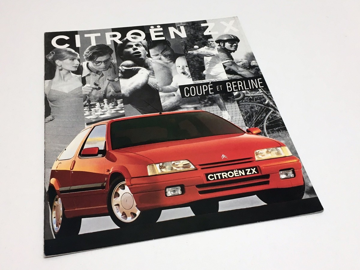 1993 Citroen ZX Coupé & Berline Preview Brochure - French | eBay