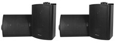 4 Rockville HP5S Black 5.25" Outdoor/Indoor Home Theater Patio Swivel Speakers