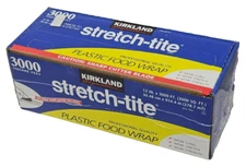 Kirkland Signature Stretch Tite Plastic Film Food Wrap 3000 ft x 12" 12 in wide