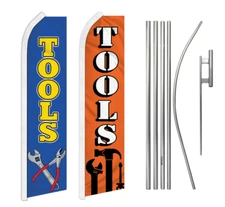 Tools Swooper Feather Flutter Flag & Pole Kit Hardware Store Rental