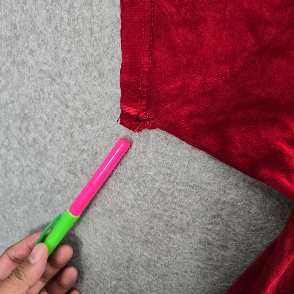 Rainforest Café Hombres Camisa Mediana Roja Tie Dye Snake Bite Gráfico Camiseta LEER Foto 3 de 4