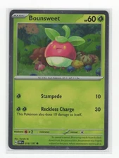 Pokemon Obsidian Flames 016/197 Bounsweet Cosmos Holo EXCLUSIVE