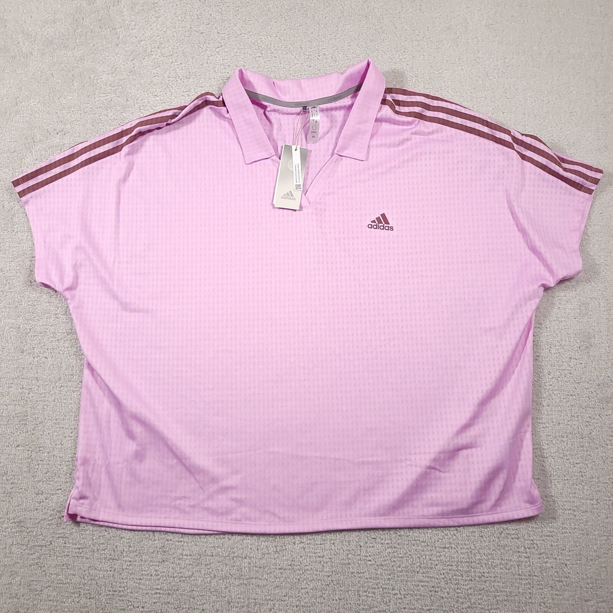 adidas Performance Golf Polo Shirt - Pink adidas Performance Golf Polo Shirt - Pink