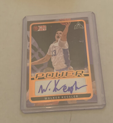 2022 Leaf PRO Set POWER Walker Kessler RC BRONZE AUTO Autograph Timberwolves SP