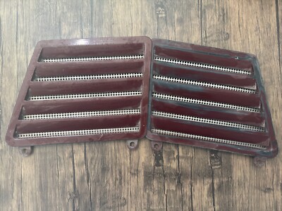 1984-1992 FIREBIRD TRANS AM HOOD VENT GRILLE LEFT & RIGHT SIDE 10030567 10030566