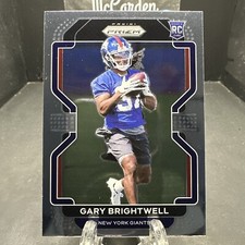 2021 Panini Prizm Rookie Gary Brightwell #400 Rookie RC New York Giants