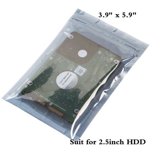 Antistatic Resealable Bag Anti Static Bag for SSD HDD Other Electronic Devices - Picture 9 of 12