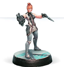 INFINITY Assembled Female Deva Functionaries Combi Rifle Aleph Corvus vCB spTeam