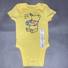 NWT Disney Winnie The Pooh 6m Snap Bodysuit