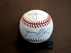 SAMMY SOSA MARK MCGUIRE 98 HOME RUNS CHAMPS SIGNED AUTO BASEBALL STEINER BEAUTY