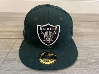 Las Vegas Raiders New Era 59FIFTY 2020 Inaugural Season Green Fitted Hat 7 3/8