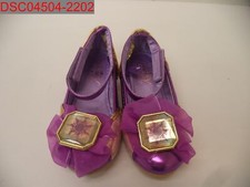 Disney Toddler Girls Rapunzel Pink/Purple Dress Up Shoes, Size 9/10 004085753899