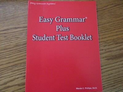 Easy Grammar Plus Student Test Booklet