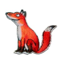 GrüFfelo Fuchs - AufnäHer, BüGelbild, AufbüGler, GrößE: 7 X 6,2 Cm