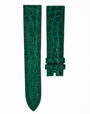 Authentic NEW CHOPARD Imperiale Green Croco Leather Watch Strap Band 18mm x 16mm
